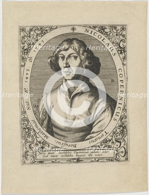Portrait of Nicolaus Copernicus (1473-1543) , 1598. Creator: Anonymous.