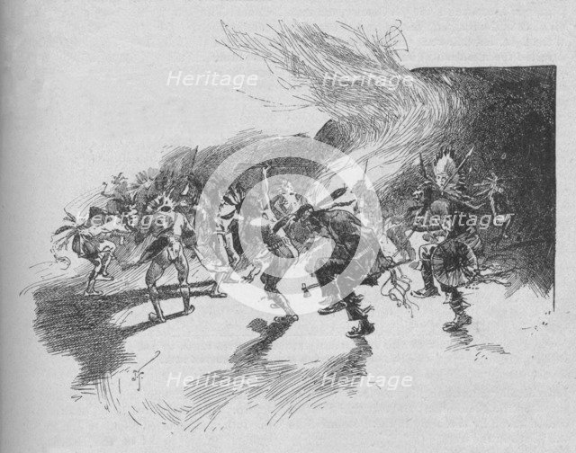 'The Warriors Danced the War-Dance', 1902. Artist: Unknown.