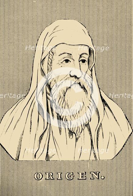 'Origen', (c184-c253), 1830. Creator: Unknown.