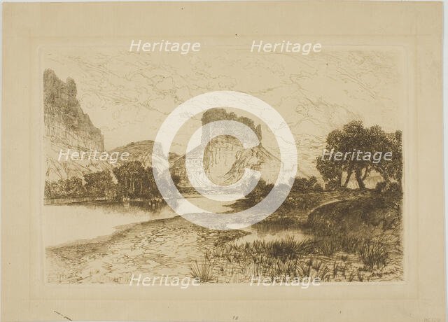 Green River, Wyoming Territory, 1886. Creator: Thomas Moran.