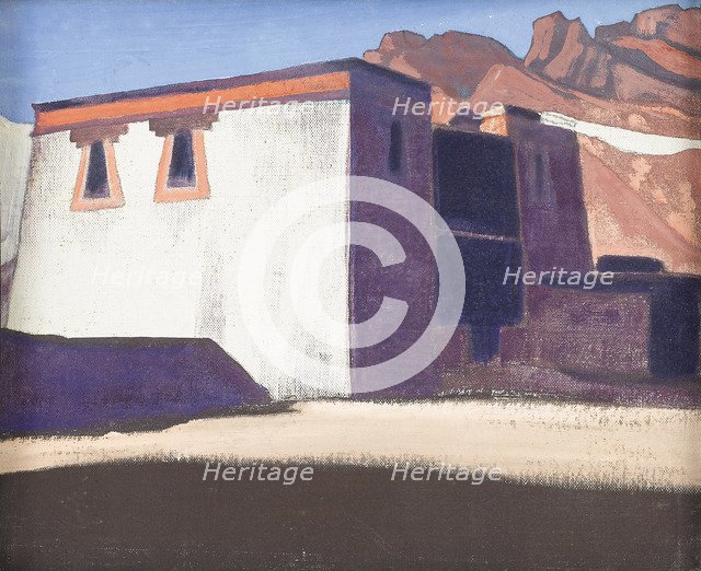 Sharugon Monastery, Tibet, 1928. Artist: Roerich, Nicholas (1874-1947)