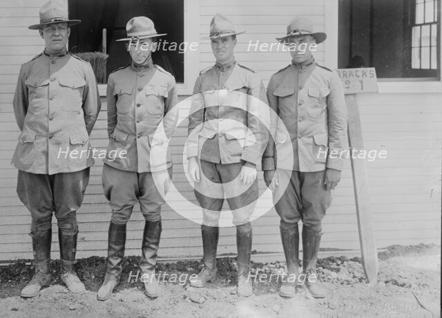 Lt. Richards, Capt. Kirby, Capt. L.G. Heffernan, Lieut. Schultz, 1917. Creator: Bain News Service.