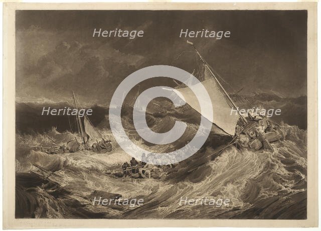 A Shipwreck, 1805/07. Creator: Charles Turner.