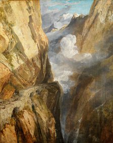 The Pass of Saint Gotthard, Switzerland, 1803-04. Creator: JMW Turner.
