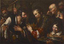 Alexander the Great appoints Abdalonymus as King of Sidon, c1616-1617. Creator: Strozzi, Bernardo (1581-1644).