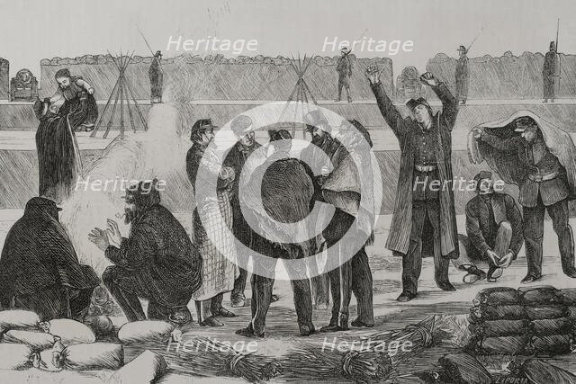 Franco-Prussian War (1870-1871): Siege of Paris, 1871.  Creator: Enrique Laporta Valor.