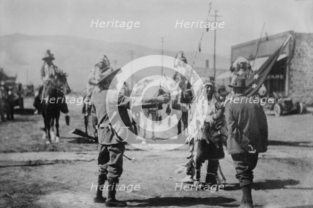 Prince of Monaco & Col. Cody, 1913. Creator: Bain News Service.