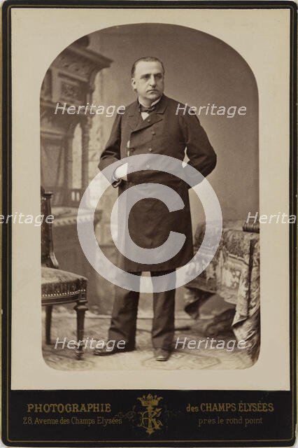 Portrait of Jean Martin Charcot (1825-1893), c. 1870. Creator: Anonymous.