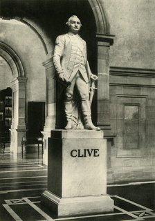 'Statue of Lord Clive', 1925. Creator: Unknown.