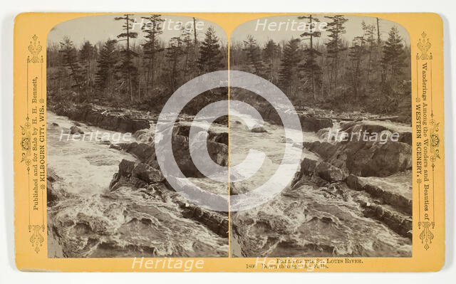Down through the Falls, 1889. Creator: Henry Hamilton Bennett.