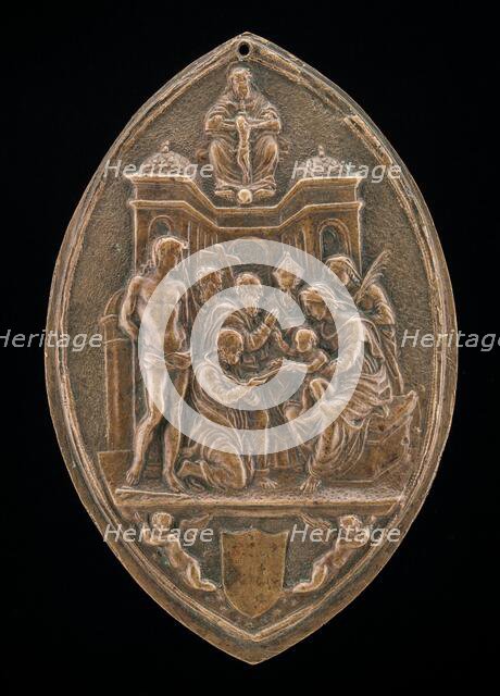 Madonna and Child with Saints. Creator: Unknown.