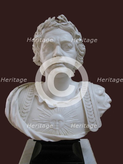 Portrait Bust of Emperor Peter the Great, Mid of the 18th cen.. Artist: Anonymous  