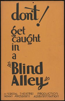 Blind Alley, [193-]. Creator: Unknown.