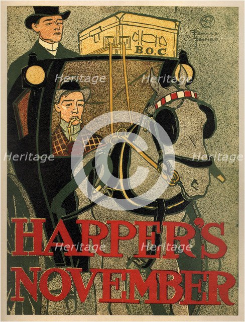 Harper's November, 1896. Artist: Penfield, Edward (1866-1925)
