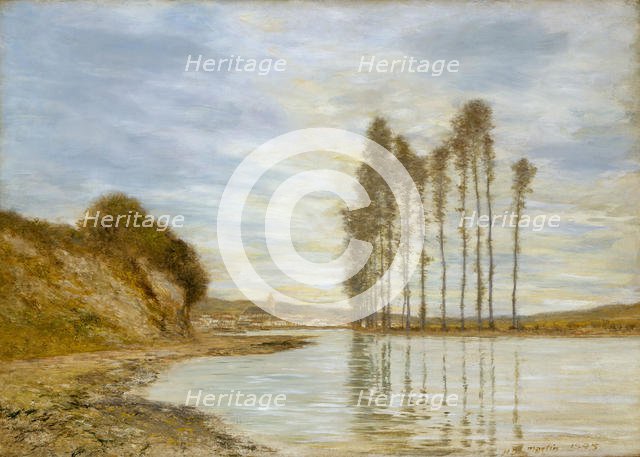 View on the Seine: Harp of the Winds, 1893-95. Creator: Homer Dodge Martin.