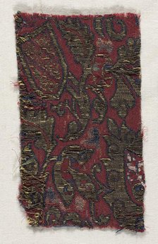 Textile Fragment, 15th century. Creator: Unknown.