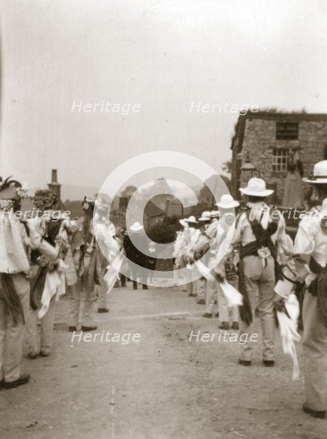 Winster Morris Dancers, Winster Wakes, Derbyshire, 4 July 1908. Artist: Unknown