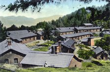 Gharial barracks, India, early 20th century. Artist: Unknown