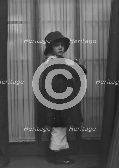 Shaw, Russell, Master, or Master Russell Thaw, portrait photograph, 1916. Creator: Arnold Genthe.