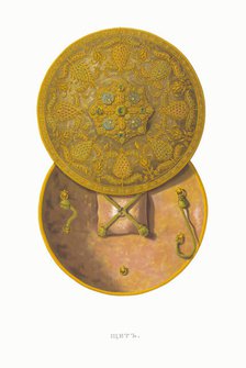 Shield. From the Antiquities of the Russian State, 1849-1853. Creator: Solntsev, Fyodor Grigoryevich (1801-1892).