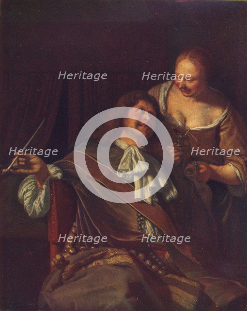 A Man and a Woman, 1907. Artist: Unknown.