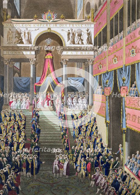 'Sacred Festival and Coronation of their Imperial Majesties', Paris, 1804 (1806). Artist: Unknown