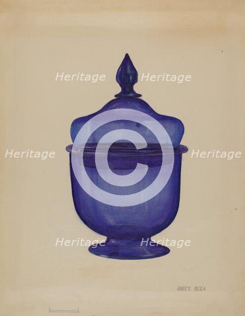 Sugar Bowl, c. 1936. Creator: Janet Riza.