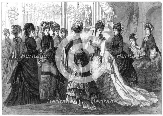Paris Spring Fashion, 1875. Artist: Unknown