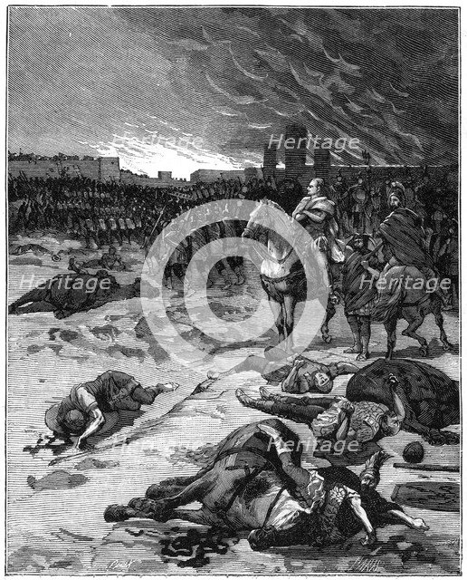 The sack of Rome by the Vandals, 455 (1882-1884). Artist: Unknown