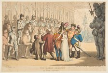 The Horse Armoury in the Tower, January 1, 1800. Creator: Thomas Rowlandson.