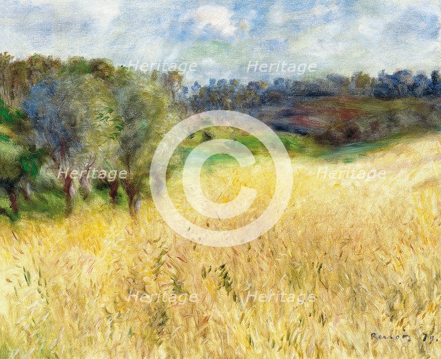 Wheatfield, 1879. Artist: Renoir, Pierre Auguste (1841-1919)