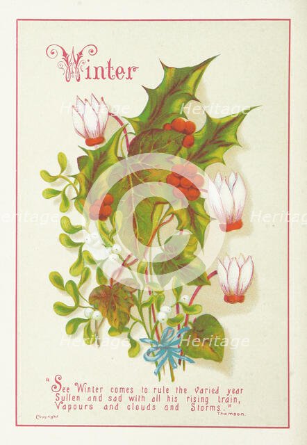 Winter, 1886. Creator: Unknown.