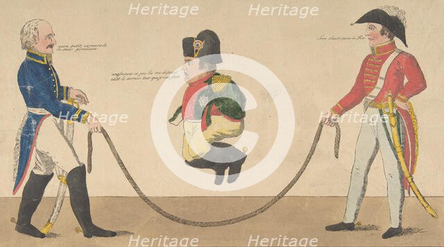 Imperial Jump-rope (Le Sauteur impérial, grand faiseur de tour), July 1815. Creator: Friedrich August Mottu.