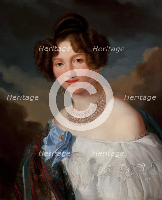 Portrait of Sydonia Henoch née Roller (Copy?), c1835. Creator: Franciszek Ksawery Lampi.