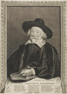 Peter Scriverius, from Quatuor Personae, 1649. Creator: Cornelis de Visscher.