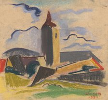Village church, 1931. Creator: Zolo Palugyay.