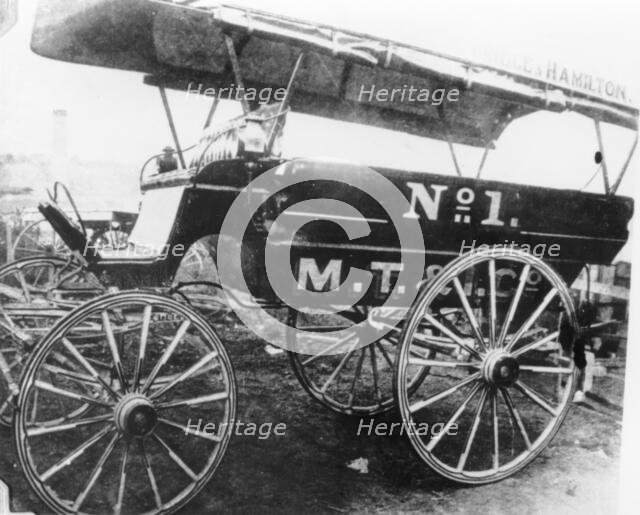Breakfast Creek Horse Tram, c1880s. Creator: Unknown.