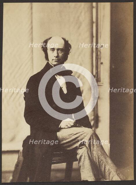 Portrait of a Man, about 1856. Creator: Roger Fenton.