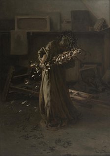 Phantoms in the Studio-Despair, between 1883 and 1885. Creator: Piotr Stachiewicz.
