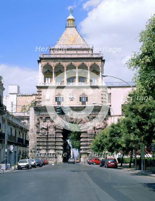 Porta Nuova, Palermo, Sicily, Italy.