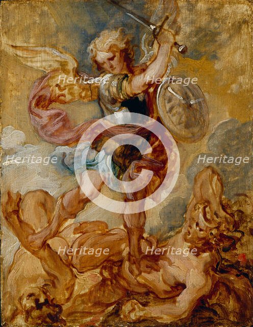 Saint Michael, between 1648 and 1649. Creator: Lucas Franchoys the Younger.