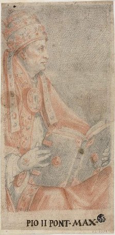 Pope Pius II, c. 1560. Creator: Federico Zuccaro.