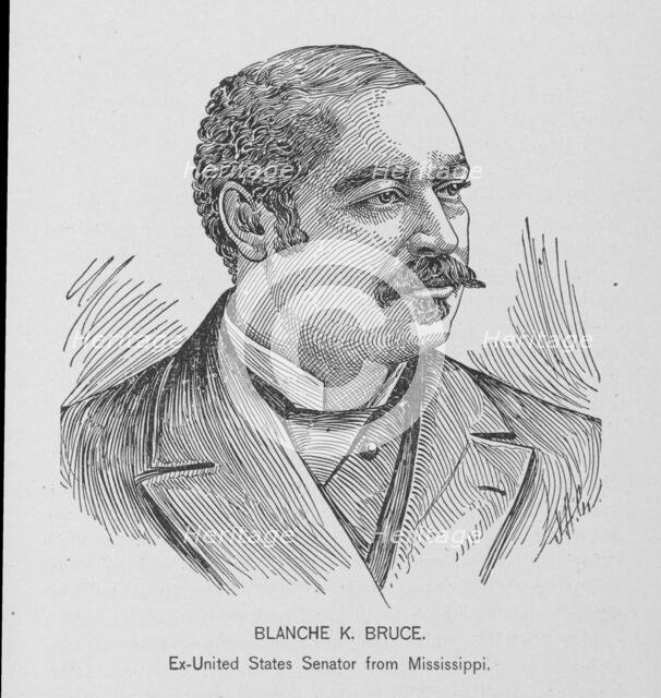 Blanche K. Bruce; Ex-United States Senator from Mississippi, 1902. Creator: J. H. Cunningham.