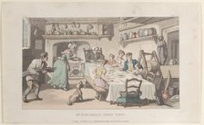 Mr. Burchell's First Visit, from "The Vicar of Wakefield", May 1, 1817., May 1, 1817. Creator: Thomas Rowlandson.