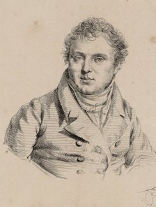 Portrait of the composer Louis François Dauprat (1781-1868), 1820.