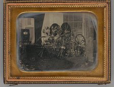Untitled (Hose Reel Carriage), 1849. Creator: Unknown.