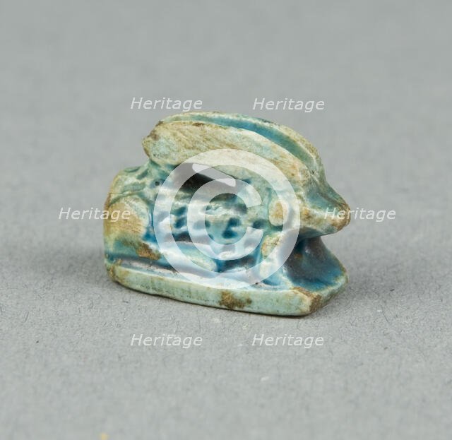 Amulet of a Hare, Egypt, Late Period (664-332 BCE). Creator: Unknown.