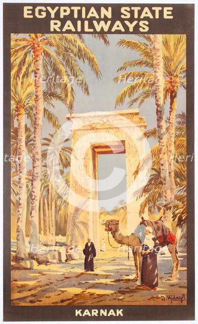 Egyptian State Railways, 1920s. Creator: Anonymous.