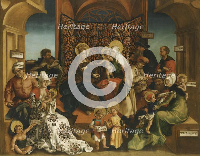 The Holy Kinship. Artist: Breu, Jörg, the Elder (1475-1537)