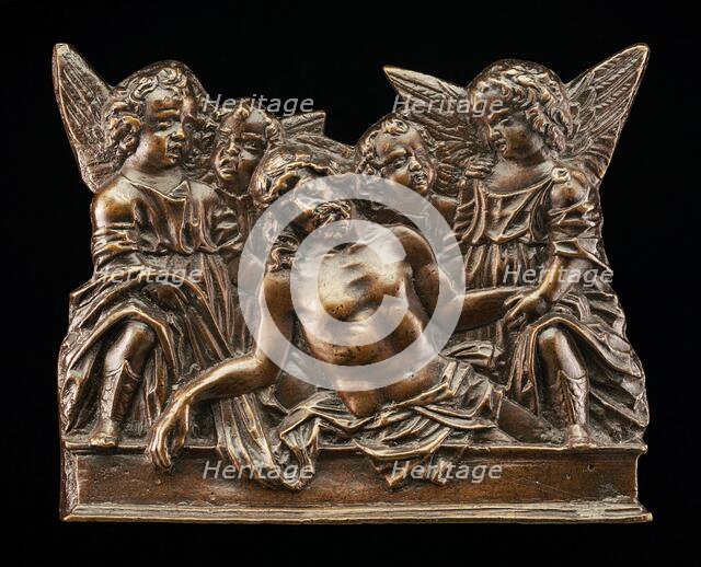 Christ Attended in the Tomb by Four Angels, c. 1500. Creator: Unknown.